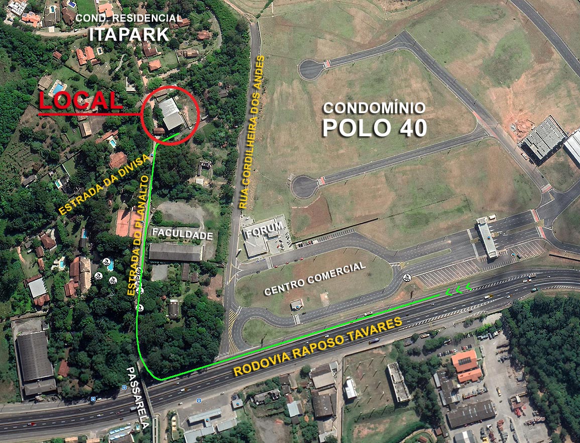 Mapa de localização