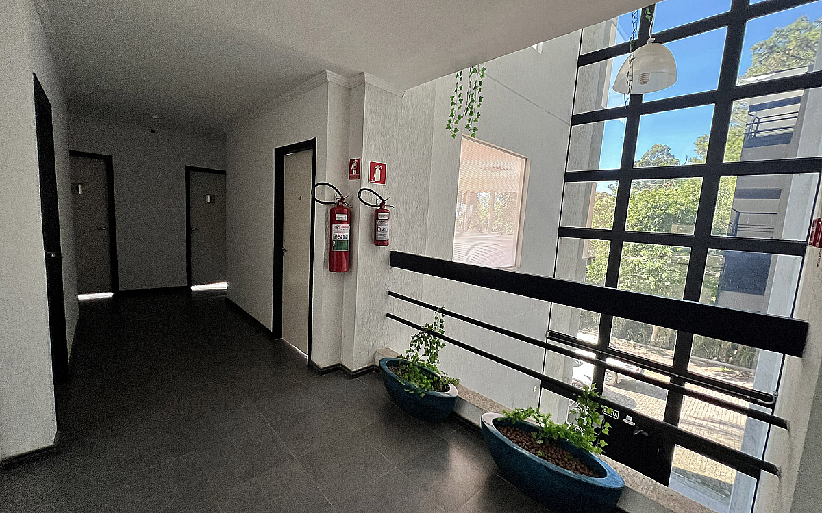 Mezanino do primeiro andar do Edifício UpWork em Vargem Grande Paulista