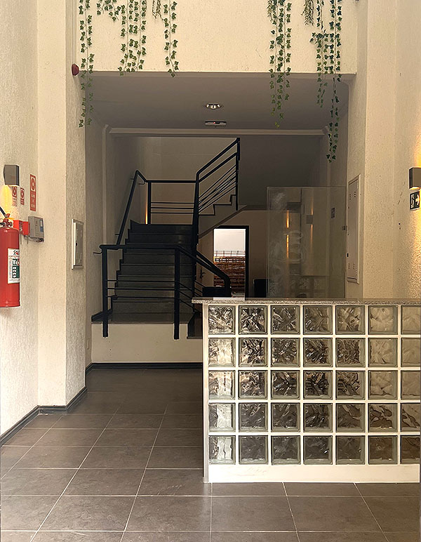 Recepção com sala de espera