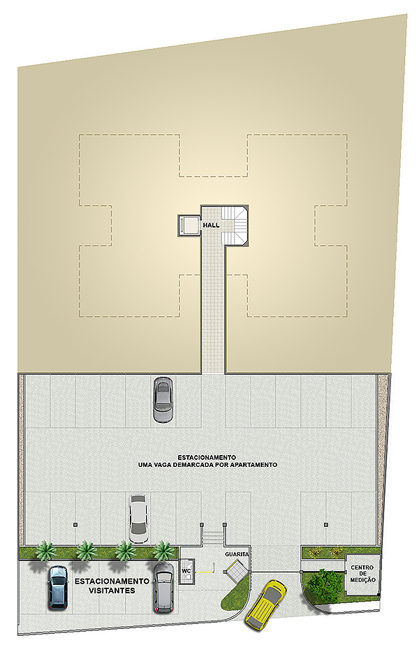Implantação Estacionamento