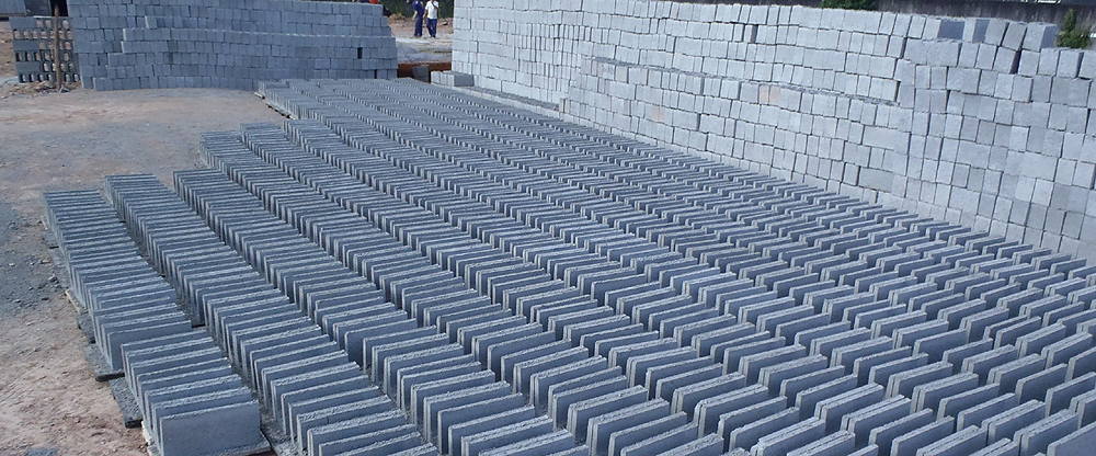 pré-moldados fabricados no canteiro de obras