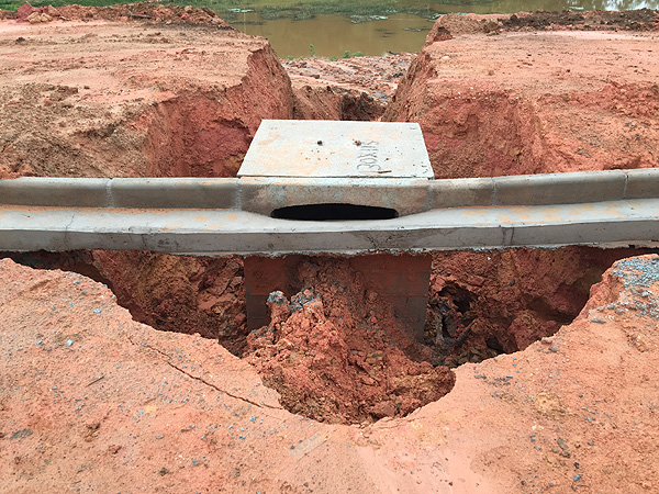 Transtornos com obras de drenagem mal planejadas